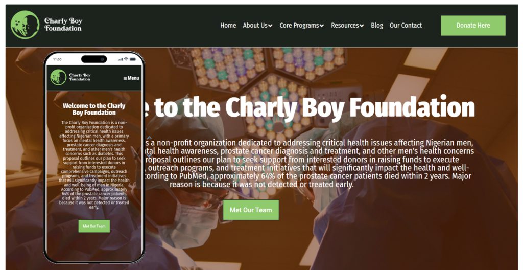 Launch of the Charly Boy Foundation Website